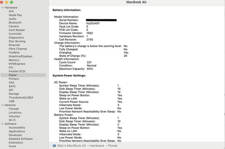 Apple MacBook Air M1 | 8GB RAM | 256GB SSD | 93% Battery Health