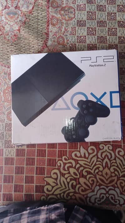 PlayStation 2 (PS2) Full Set – Good Condition – With Controller