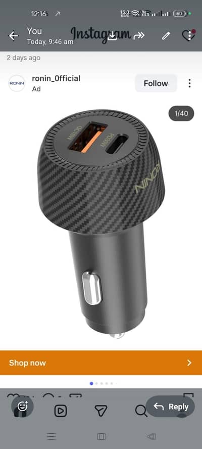 ronin chrger for sell car chrger