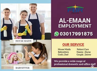 House maids, Nigerian, BabySitter,Cook, Patient Care, Driver,Filipino