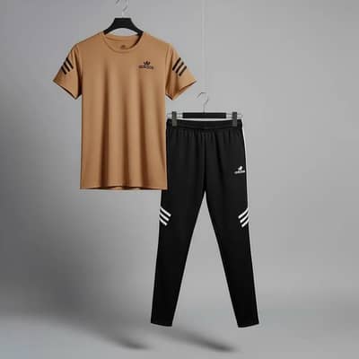 Mens new look trendy print track suit