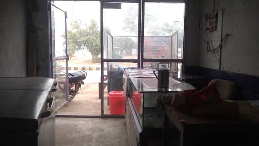 Glass shop door n counter table