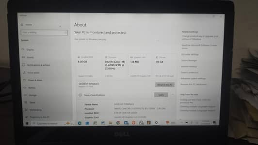 Dell Inspiron laptop core i5 6th generation 360rotation and touch scrn