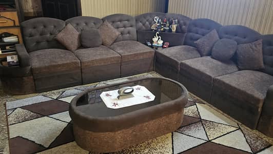 luxurious sofa Set with table