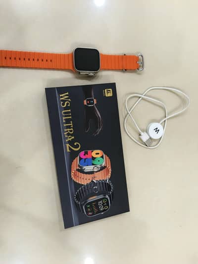 Ws ultra 2 smart watch with box and charger