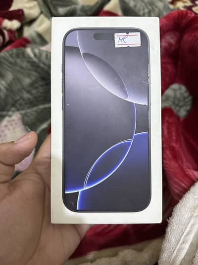 Iphone 16 pro with box