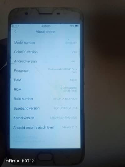 oppo a57 non pta