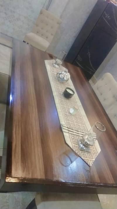 six seater dining table sale in Johar town