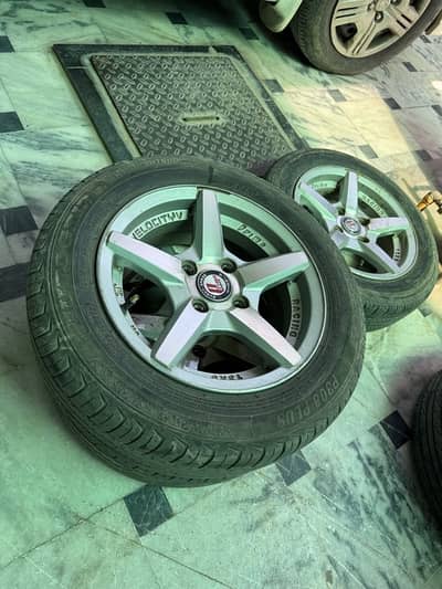 Imported Premium Rims New Condition 165/65/13R 13 Inch for mira alto