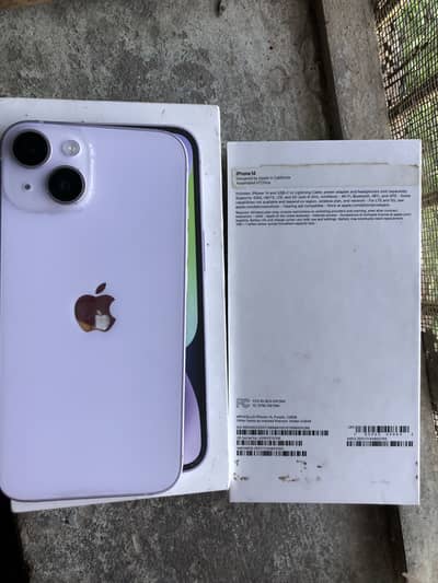 I phone 14 water pack with box orignal cable