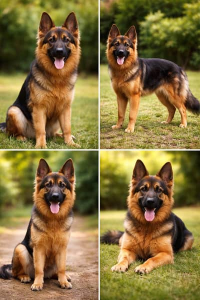 9 Months Old Pure German Shepherd – Healthy & Active Dog for Sale