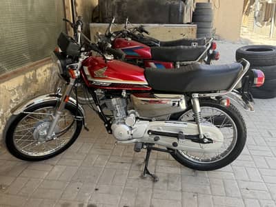 Honda CG125 SE  Golden Number