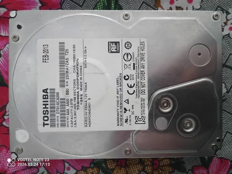 2Tb Hard Disk 2