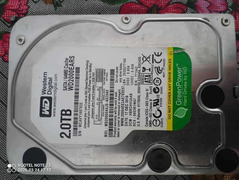 2Tb Hard Disk 3