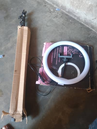 Ring light tripod stand for social network