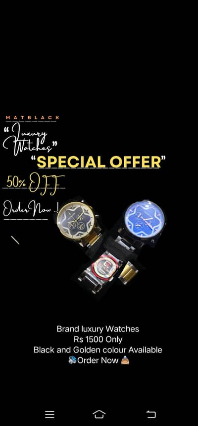 BRAND Watches. Men's Choice