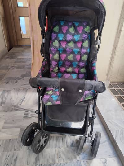 Foldable baby stroller 6 tyres