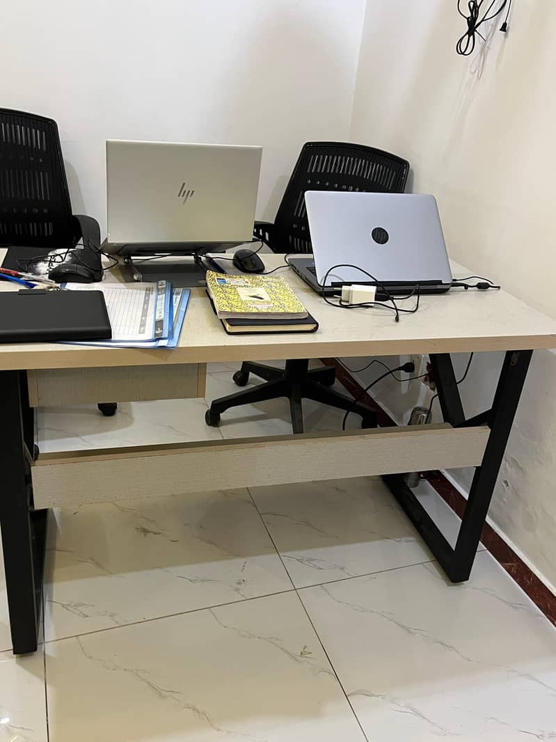 Office table lamination 1