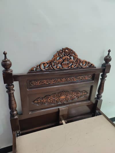 2 wooden Chinioti single beds new . . .