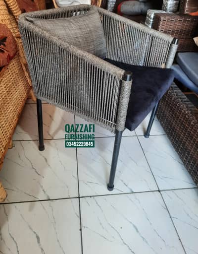 Restaraunt Rope Design Rattan Chairs Sofa Outdoor Patio Furniture Set