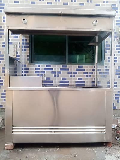 Burger,shawarma  and fries counter