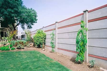 Boundary wall, Precast Roof