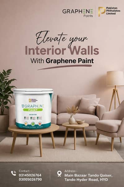 Graphene Paints Premium Quality Enamel, Interior and Exterior Paint