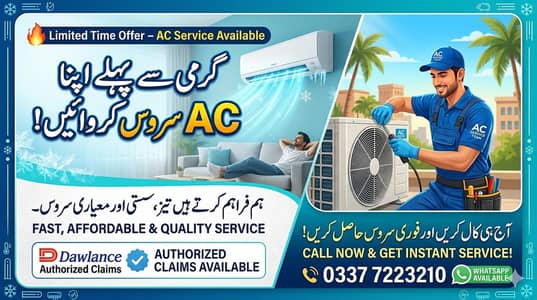  Official Dawlance Authorized AC Service – Fast & Affordable