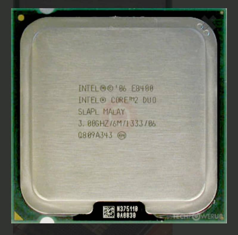 Intel core 2 Duo E8400 0