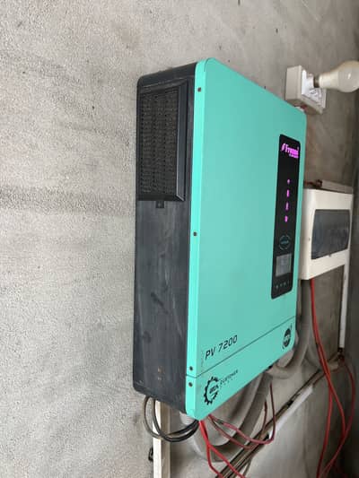 6.2 kw inveter with 4 batteries