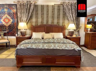Premium sheesham Wooden bed set