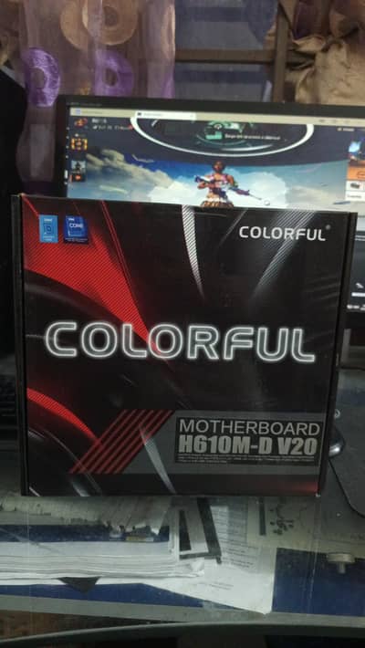 Intel i5 14400f with a combo of  SAPPHIRE RX 580 and a 22 inch screen