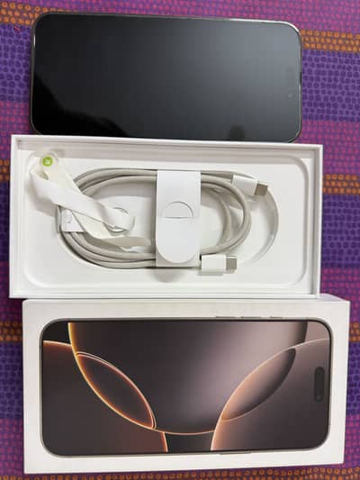 iPhone 16 Pro Max 256GB PTA Approved | Physical+eSim Desert Titanium