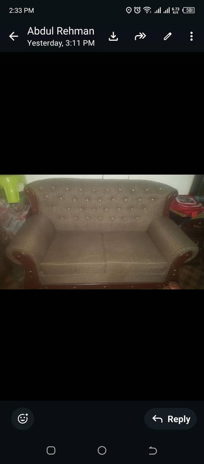 6 seater sofa set in very excellent condition