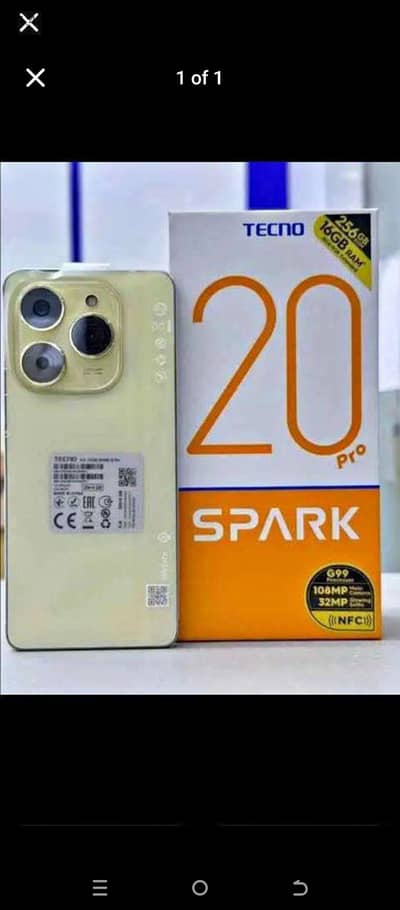 Tecno spark 20 pro new condition
