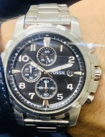Fossil Dean Chronograph Stainless Steel Watch (FS4542)