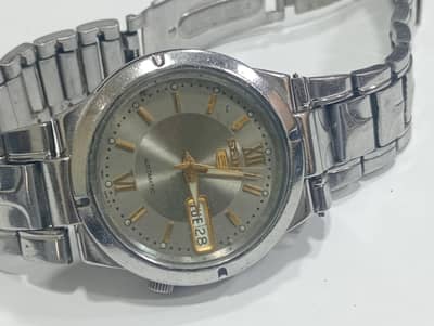 Seiko 5 automatic watch 7s26 dual window watch