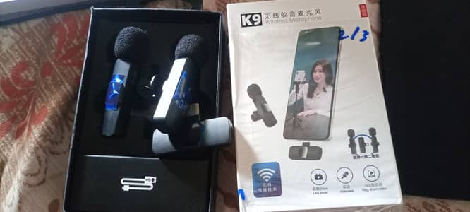 K9 Collar Wireless Microphone support for Android, iPhone and Type-C