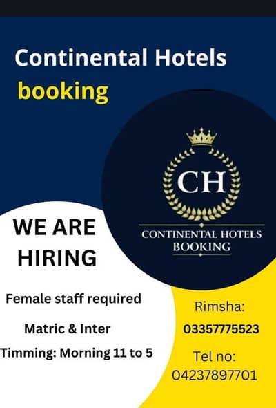 staff required only female
