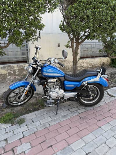 Hi speed freedom 200cc bike Blue color