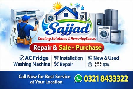 AC, FRIDGE | EXPERT REPAIR SERVICES | SALE & PURCHASE | BEST PRICE