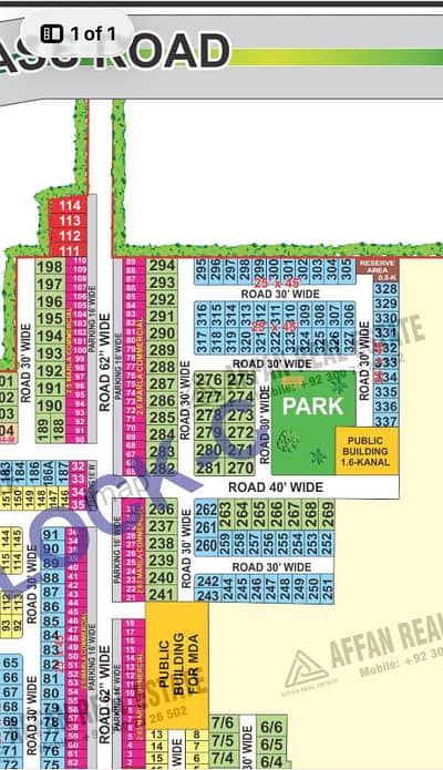 ADAMs Housing Near wapta phase 2 Main Road plot Available