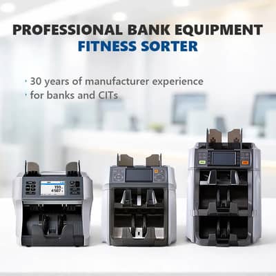 Bank-Grade mix value cash counting machine with CIS technology sensor