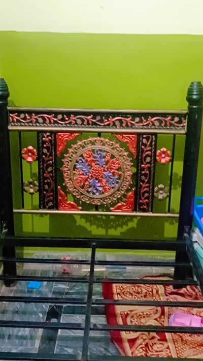 iron bed