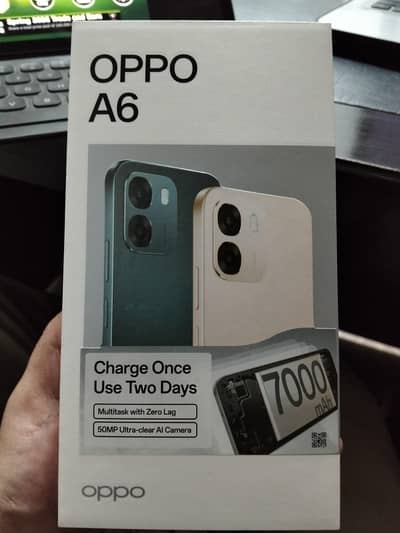 Brand New Oppo A6 for sale. just box opened.