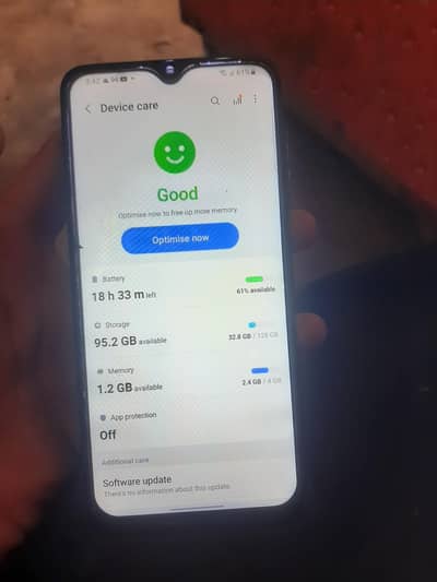 Samsung a30s 4gb ram 128 gb memory