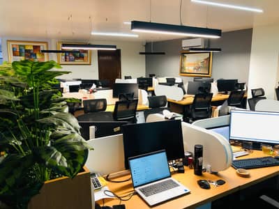 Modern Office Furniture 24 Workstations + 8 Seater + CEO room