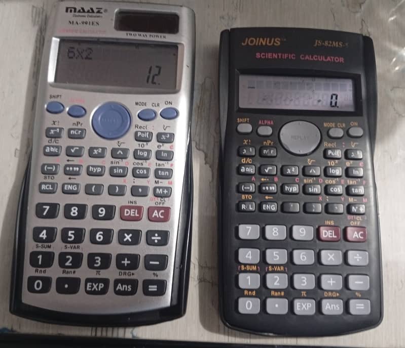 Two calculators 0