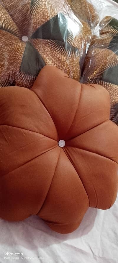 decorative round cushions 5pcs set