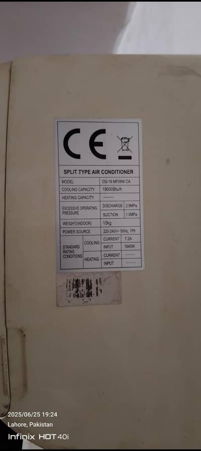 Air Conditioner for sale good condition all okay03006470793